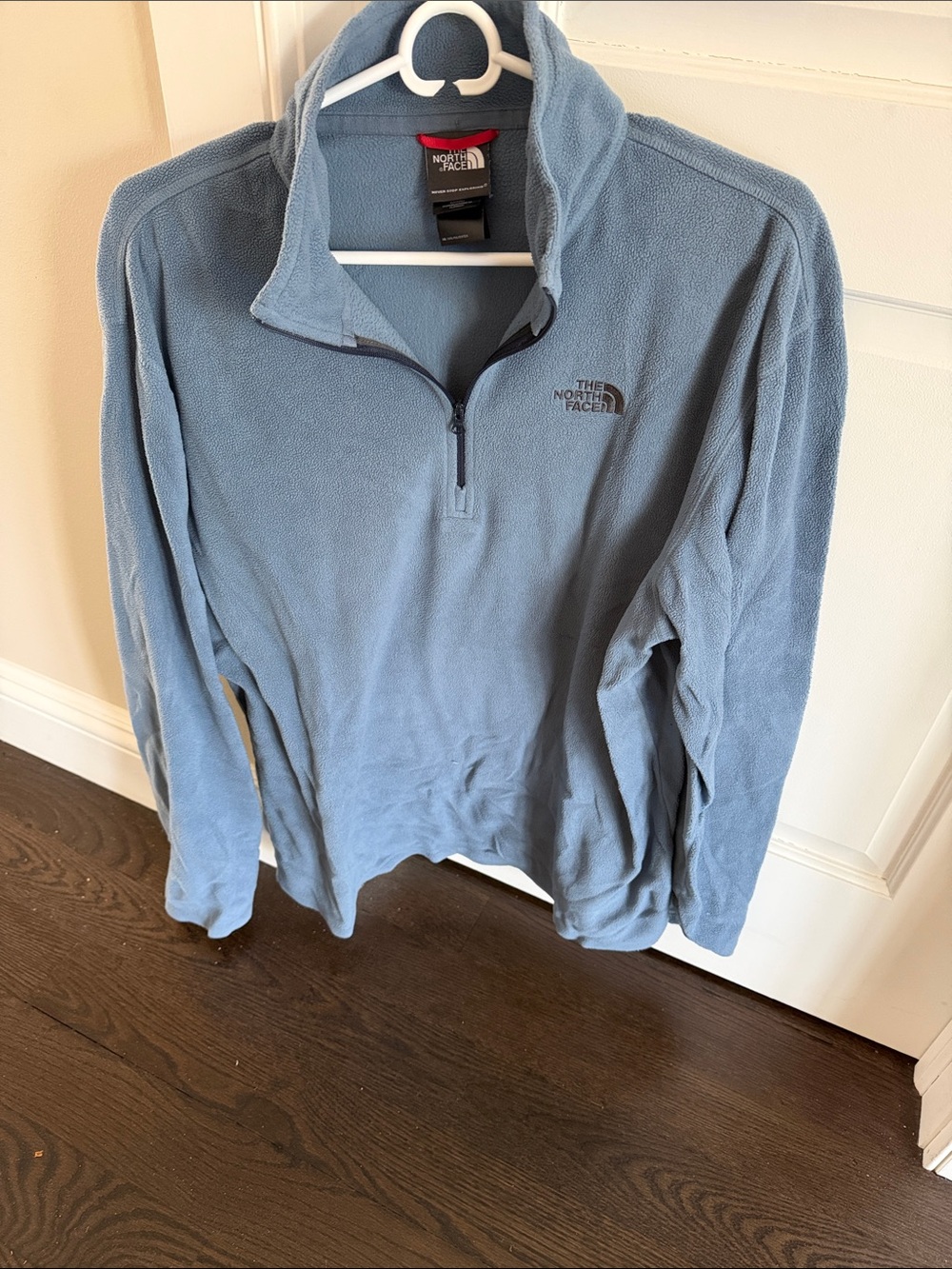 The North Face Light Blue Half-Zip Fleece Pullover - Men's